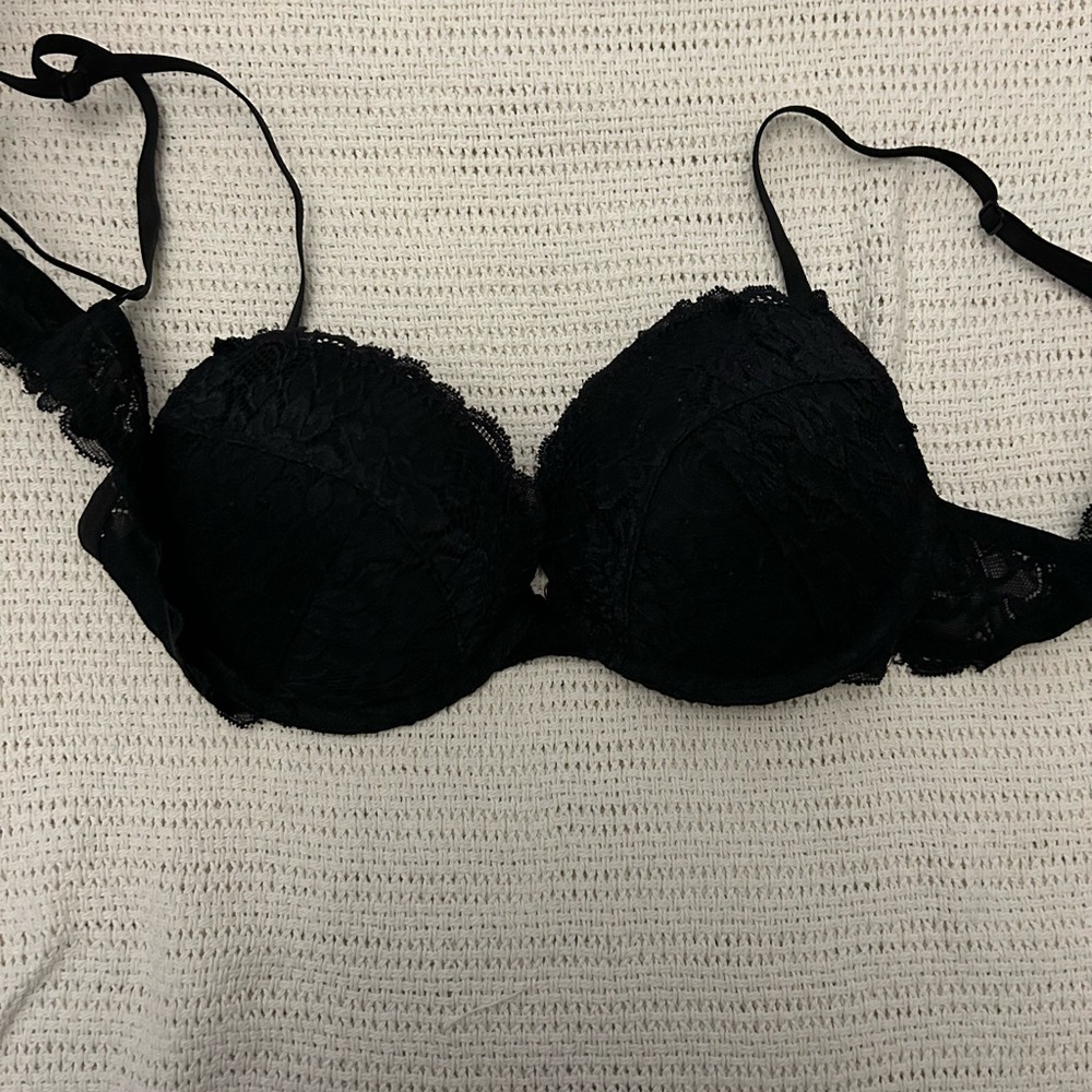 Elegant Black Lace Bra